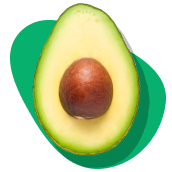 cut avocado graphic