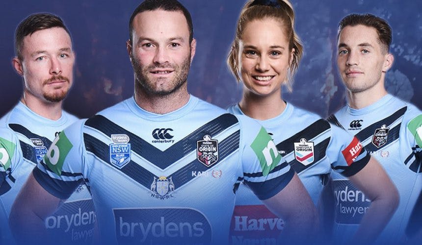 NSW Blues team players
