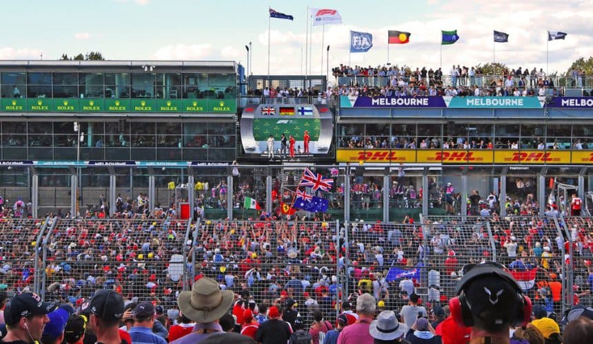 F1 Grand Prix crowd